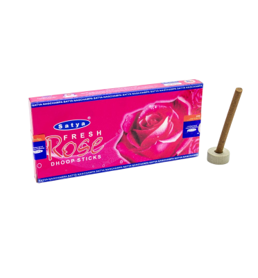 SATYA безосновные благовония Rose Dhoop Sticks РОЗА