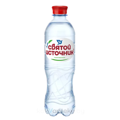 Вода питьевая обработанная негазарованная (ПЭТ) "Святой источник" 500 мл.