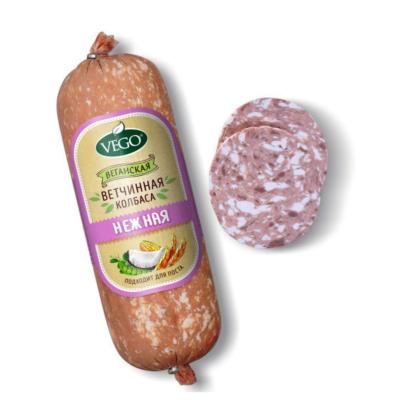 Колбаса ветчинная "Нежная" "Vego", 400 г