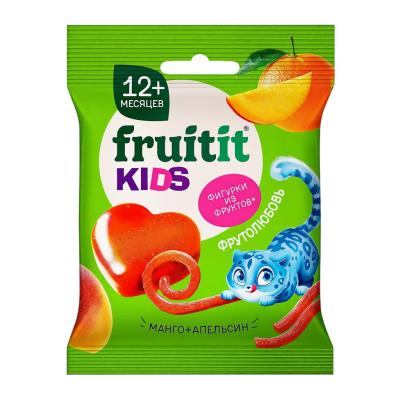 FRUIT IT KIDS Фрутолюбовь "Манго+Апельсин", 15 гр. РФ