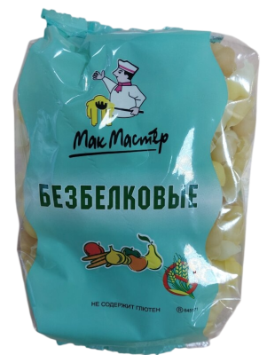Макаронные изделия "Мак Мастер" безбелковые фруктовые 300 гр.