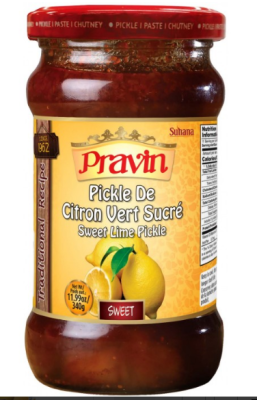 Пикули Правин Сладкий Лайм Pravin Sweet Lime Pickle Suhana 340г Индия