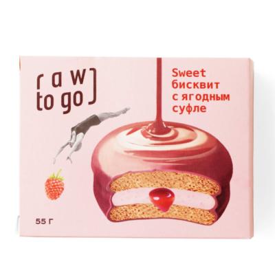 "Sweet" бисквит с ягодным  суфле 55 гр.