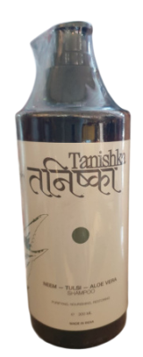 Восстанавливающий Шампунь для волос Neem Tulsi & Aloe Vera  300 мл Tanishka