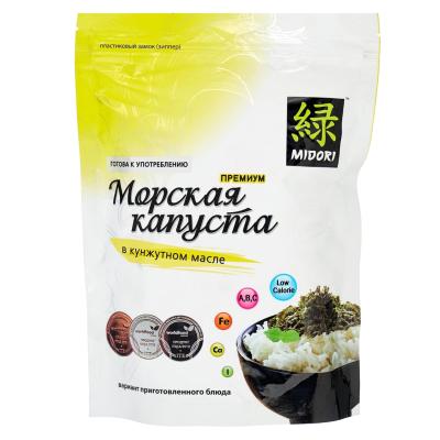Морская капуста сушеная обжаренная в кунжутном масле с кунжутом Мидори Премиум 40г