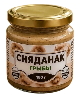 Сняданак з нута стэрылiзаваны "Сняданак Грыбны" 180гр.