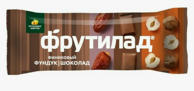 Батончик финиковый "Фрутилад с фундуком и шоколадом"  42 гр. Батончик финиковый "Фрутилад с фундуком и шоколадом"  42 гр.