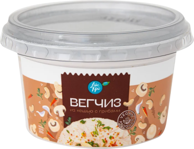 Продукт на раст. основе "ВегЧиз" из кешью с грибами 200гр. РФ