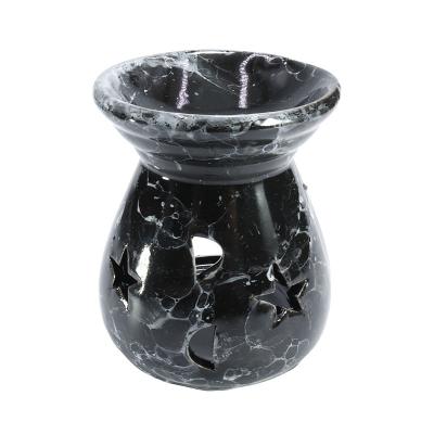 Аромалампа цвет Антрацит (керамика) глазурь h-8 см