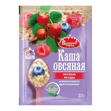 Каша овсяная с лесными ягодами "Вышний город"  37 гр.