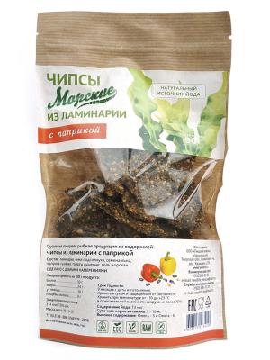 Морские чипсы из ламинарии с паприкой 90 гр.