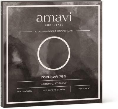 Шоколад Amavi «Горький 75%» 50 г