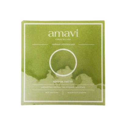 Шоколад Amavi «Белый на кешью молоке МАТЧАЛАТТЕ» 50 г