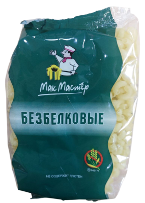 Макаронные изделия "Мак Мастер" безбелковые рифленая трубочка 300 гр.