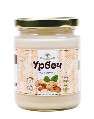 Урбеч из арахиса, "Мералис" 230 гр. РФ Урбеч из арахиса, "Мералис" 230 гр. РФ