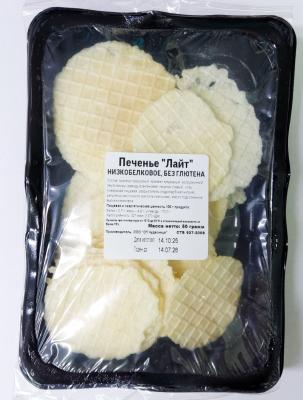 Печенье  "Лайт" низкобелковое (упаковка) 50гр. Печенье  "Лайт" низкобелковое (упаковка) 50гр.