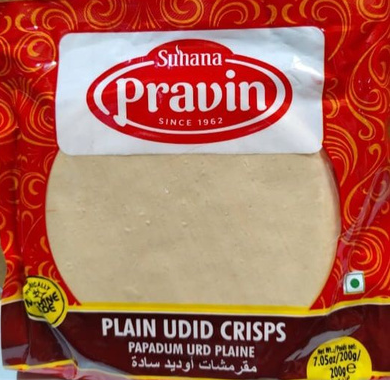 Лепешки из муки бобовых Специальные Папад  200гр.