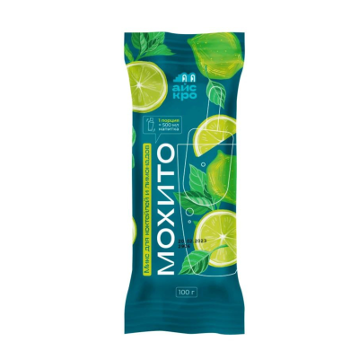 Основа для лимонада и коктейлей "Мохито" 100 гр.