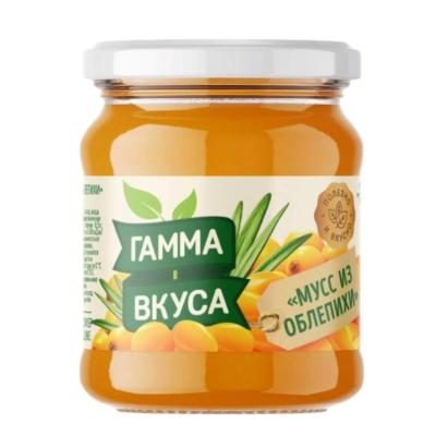 Десерт фруктовый "Мусс из облепихи" стер. "Гамма вкуса" 250 г., РБ