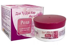 Аюрведический крем для лица Дэй Ту Дэй Кэр Увлажняющий Роза, 50 гр, Индия