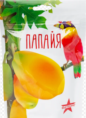 Папайя подсушенная (цукат) 100гр.
