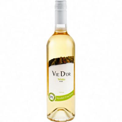 Вино виноградное "VIE DOR" безалкогольное белое п/сладкое 0.75 л