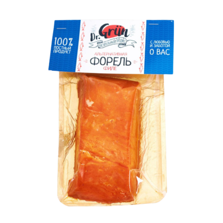 Продукт растительный Филе "Альтернативная "Форель" Dr. Grün 200 гр.