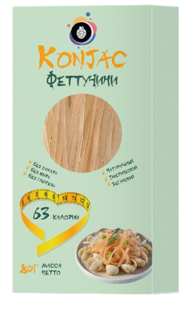 Конжак Феттучини сухой, 80 гр.