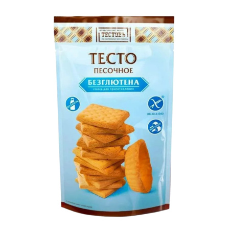 Тесто песочное "Тестовъ" (Сухие смеси) 250 гр. РФ