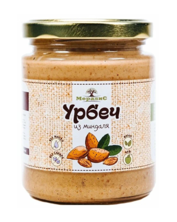 Урбеч из семян миндаля, "Мералис" 230 гр. РФ