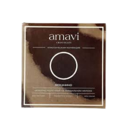 Шоколад Amavi «Молочный на миндальном молоке МОКАЧИНО» 50 г