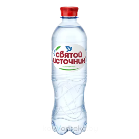 Вода питьевая обработанная негазарованная (ПЭТ) "Святой источник" 500 мл.