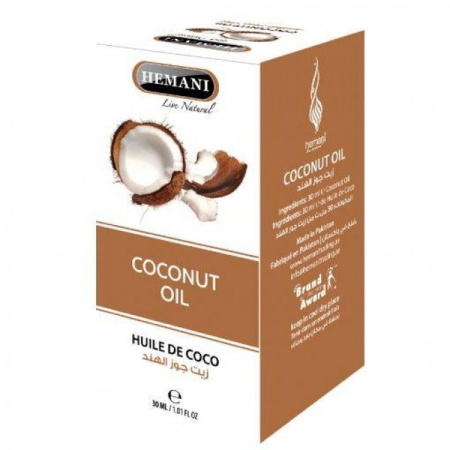Масло эфирное Кокосовое Coconut Oil HEMANI, 30 мл