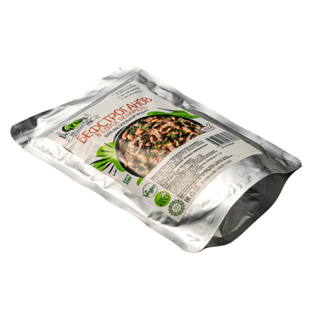 Продукт растительный "Бефстроганов в соусе "Бешамель" Dr. Grün  300гр. РФ