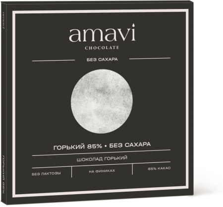 Шоколад Amavi «Горький 85%» 50 г