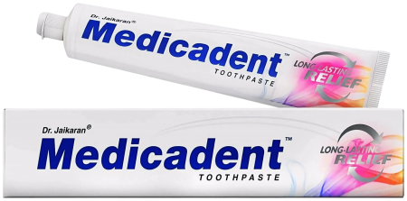 Зубная паста Медикадент Medicadent 100 г. Dr.Jaikaran Индия