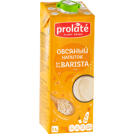 Напиток Овсяный Barista "PROLATE" 1л. РФ
