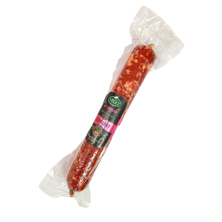 Продукт растит. Колбаса полукопчёная Сервелат Фирменный "Vego"  400 гр. РФ