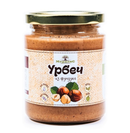 Урбеч из фундука, "Мералис" 230 гр. РФ