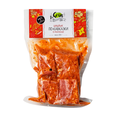Продукт растительный шашлык "По-Кавказски" в маринаде Dr. Grün 300 гр.