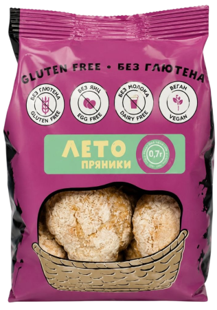 Пряники низкобелковые "Лето" 150 гр  "Чудесница"