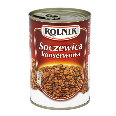 Чечевица конс. стерилизованная 400/240г. Rolnik