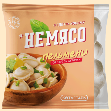 Пельмени со вкусом курочки "неМясо" 500 гр.