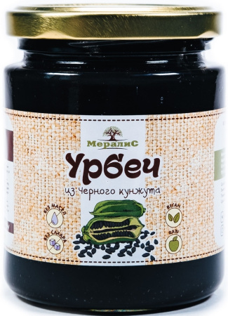 Урбеч из черного кунжута, "Мералис" 230 гр. РФ
