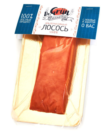 Продукт растительный Филе "Альтернативный "Лосось" Dr. Grün 200 гр.