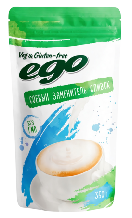 Заменитель сливок "Еgo" Сухой соевый 350 гр.