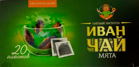 Чага-чай с мятой (фильтр-пакеты) 20шт., Иван Да