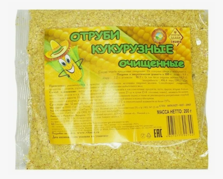 Отруби кукурузные очищенные "Злаки Сибири", 200 гр.