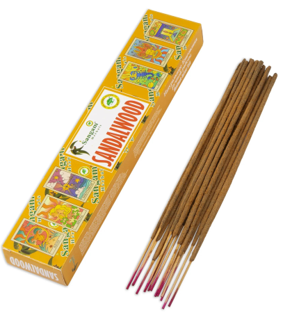 Благовония Сандал Вуд, 15 г, агарбатти Sangam Herbals