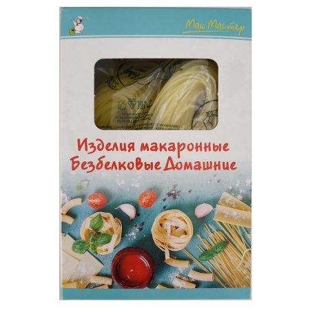 Макаронные изделия "МакМастер" безбелковые спагетти, 80 гр. РФ